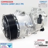 คอมเพรสเซอร์ โตโยต้า แคมรี่ 2012 - 2017 COM0157 7PK DENSO 447150-4881 Toyota Camry 2.5 VVT-I COMPRES