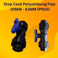 Poly Fitting Ball Valve / Stop Cock Penyambung Paip 20MM - 63MM (PN16)