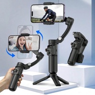 M02 3-Axis Smartphone Gimbal with Tripod & Fill Light AI Face Tracking Anti-Shake Stabilizer for Vlo