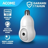 NEW ACOME APC8S Smart IP Wifi Camera CCTV 2.5K 1440P Camera Bulb E27