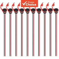 50PCS Type-C 2-Pin Female Chassis Waterproof Jack Connectors, 3A USB-C Pigtail Cable Extension Socke