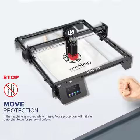 LONGER RAY5 5W Laser Engraver Eye Protection 400x400mm Carving Area Ultrafine Laser Spot Eye Protect
