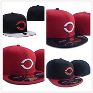 [Cincinnati Reds] Closed Sunscreen Sun Hat Couple Hat Embroidered Hat Full Size Baseball Cap