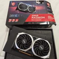 MSI RX 6600 MECH 2X 8G 顯示卡