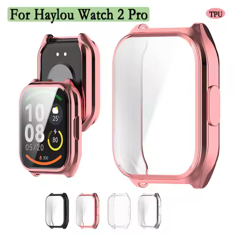 Case For Haylou Watch 2 Pro（LS02 Pro） Durable and Soft TPU Screen Protective Cover Watch Shell Case 