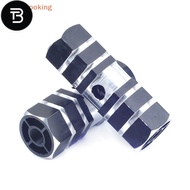 TB [LargeLooking] 2Pcs Aluminum M TB Bike Bicycle A xle Pedal Non-slip Front Rear A xle Foot Pegs Bi