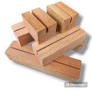WOOD HOLDER CARD 3x3x20 CM
