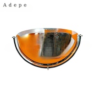 [Adepe] Half Dome Mirror, Half Convex Mirror, Security Wall Mount Accessories 180 Degree