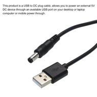 0.3/0.8/1 Meter 5V USB 2.0 A Male To DC 5.5 x 2.1mm / 5521 USB Power Charger Cable 2A