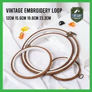 Vintage Embroidery Hoop / Cross Stitch Hoop Ring / Gelung Sulaman Ram Tool / Sulam Frame 12cm 15.6cm