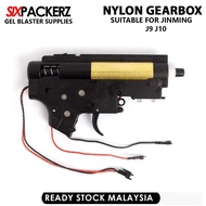 Jinming J9 J10 Original Gearbox Nylon Housing Cover Gear Set with Wire Gell Blaster modified accesso