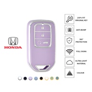 Honda CRV City Civic FC BRV Accord HRV Jazz Keyless Smart Entry/ Push Start New TPU Remote Key Cover