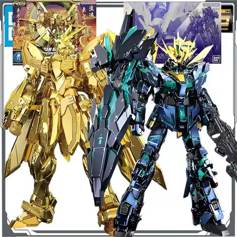 Bandai Original MODEL KIT GUNDAM RG THE GUNDAM BASE LIMITED&UNICORN GUNDAM 02 BANSHEE NORN 1/144 Toy
