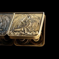 7-in-1 Foldable Dragon Spinner Metal Dice Set – Pocket-Sized & Durable with Full D4-D20 Range – Exce