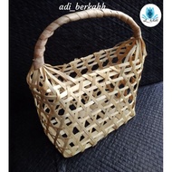 Bamboo woven bag 20x10x15