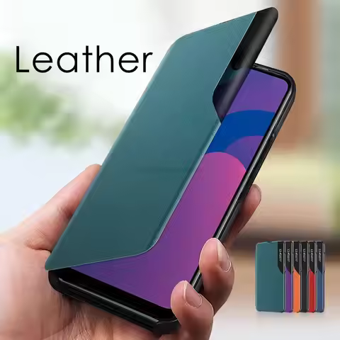 6D Leather Flip Case for Oppo Find X3 X3 Pro X5 X5 Pro Cover Coque Fundas Etui Accessory A74 5G A54 