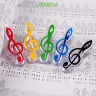 USNOW Musical Book Note Clip, Funny Book Clip Music Score Clip, Book Page Clip Mini Paper Clip Sheet Clip Music Stand