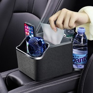 Car Tissue Box Armrest Box Car Armrest Box Storage Water Cup Holder Storage Box Car Tissue Pump Mult