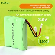 Delipow | 3.6V Cordless Phone Battery AA 1200mAh