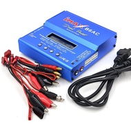 เครื่องชาร์จ แบตลิโพ ลิโพ imax b6ac 80w ชาร์จได้ 1-6เซล (3.7-22.2v) สายไฟ แบตเตอรี่ ปลั้ก tplug ปลั้