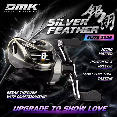 DMK 2026 Baitcasting Reel Long Casting Versatile Fishing Reel Ultralight Fine Lure Freshwater Saltwa