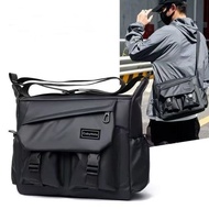 Shoulder Bag Large Capacity 13.3 Inches Black For Men And Women A73