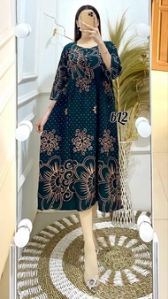 Daster Jumbo Wanita BB 80 Kg - Daster Rayon Lengan 3/4 Busui