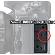 Canon 5Ds, 5Ds R, 7D Mark II Nikon D810 D810e D800 D800e Data Cable - UC-E14 Cable