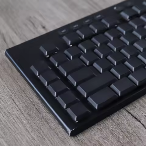 YMDK Solid Black White Blank PBT Material Keycap DIY Compatible for Logitech G813 G815 G913 G915 G91