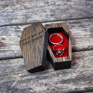 訂製棺木造型求婚戒指盒，婚禮儀式，求婚戒指盒