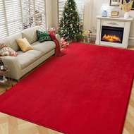 Amearea Modern Area Rugs For Bedroom Living Room, 4x6 Red Memory Foam Rug