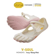 Vibram FiveFingers รุ่น V-Soul รองเท้าพิลาทิส/โยคะ รองเท้าเทรนนิ่ง รุ่นผู้หญิง สี Ivory/Dusty Pink