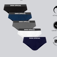 [Peinn] Combo of 3 DWIN men's underwear, high-quality antibacterial triangle briefs, 4-way stretch c