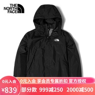 THE NORTH FACE北面冲锋衣男2023春夏新款户外防风防水透气夹克7QOH JK3/黑色 XXL/185