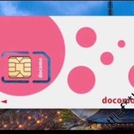 日本 Docomo 8天 3GB 4G + 無限3G 上網卡 電話卡 電話咭 數據卡 數據咭