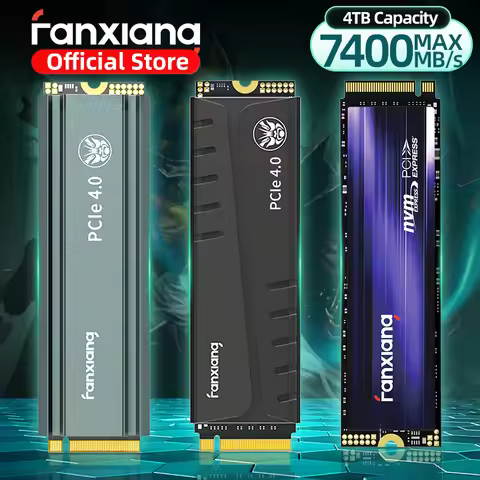 Fanxiang S660/S770/S880 SSD NVMe M2 PCIe4.0x4 1TB 2TB 4TB Internal Solid State Drive For PlayStation