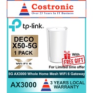 TP-LINK DECO X50-5G 5GAX3000 Whole Home Mesh WiFi 6 Gateway ( DECO X50-5G Pack of 1 ) - 3 Year Local TP-Link Warranty