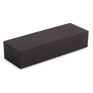 Black Ebony Wood Lumber Blank 12x4x2.5cm Timber Handle Plate Fine Grain Smooth DIY Material for Musi