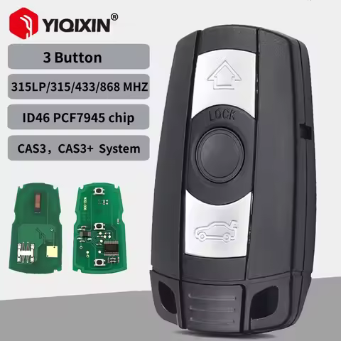 Remote Car Key ID46 Chip 315/315LP/433/868MHz For BMW CAS3 1/3/5/6/7 Series E61 E90 X5 X6 E82 E91 E9