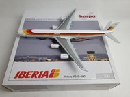 Herpa 1:200 IBERIA 西班牙伊比利亞航空 Airbus A340-600 絕版模型 EC-LFS