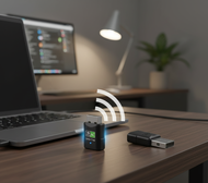 2.4GHz 5GHz 600Mbps USB Wireless Network Adapter WiFi Dongle for PC WiFi Card  Penyesuai Rangkaian T