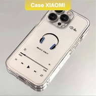 Music Player Cool Case Redmi Note 13 Pro Plus 5G 12 13 Poco X5 X6 M6 Pro 5G C5 X3 GT M4 PRO 5G F4 F5