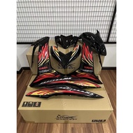 COVERSET LC135/ LC 135 V8 DESIGN API BLACK RED