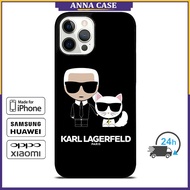 Karl Lagerfeld 1 Phone Case for Apple iPhone 12 Pro Max / 11 Pro Max / Xs Max / 8 7 6 Plus / Samsung Galaxy Note 10 9 8 / S20 Plus / S21 Ultra Anti-fall Protective Case Cover