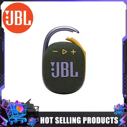 JBL Clip 4 Waterproof Bluetooth Speaker 10H Long Battery BT5.1 TWS Bass Speaker for Outdoor Sports