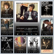 Bob Dylan Music Poster Vintage Rock Music Album Photo Prints Magazine Concert Canvas Painting Wall P