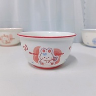 Cute Cute Cute Pet Ceramic Bowl Underglaze Color Household Rice Bowl High-value Eating Bowl Ceramic 