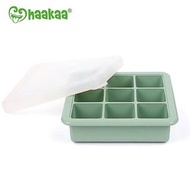 [9成新+] 紐西蘭haakaa 9格 矽膠 副食品 分格盒 分裝盒 製冰盒 可進微波爐 電鍋 35ml 300m