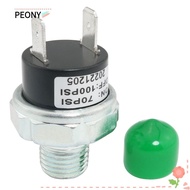 PEONIES Air Pressure Switch, Silver 70-100 PSI Air Compressor, Easily 1/4" NPT Male Thread 24V 12V Pressure Pressure Switch Air box