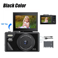 KP-2 6400W 4K Digital Camera 18X Zoom 64MP 180° Flip Selfile Screen Built-in Flash Video Vlog Travel